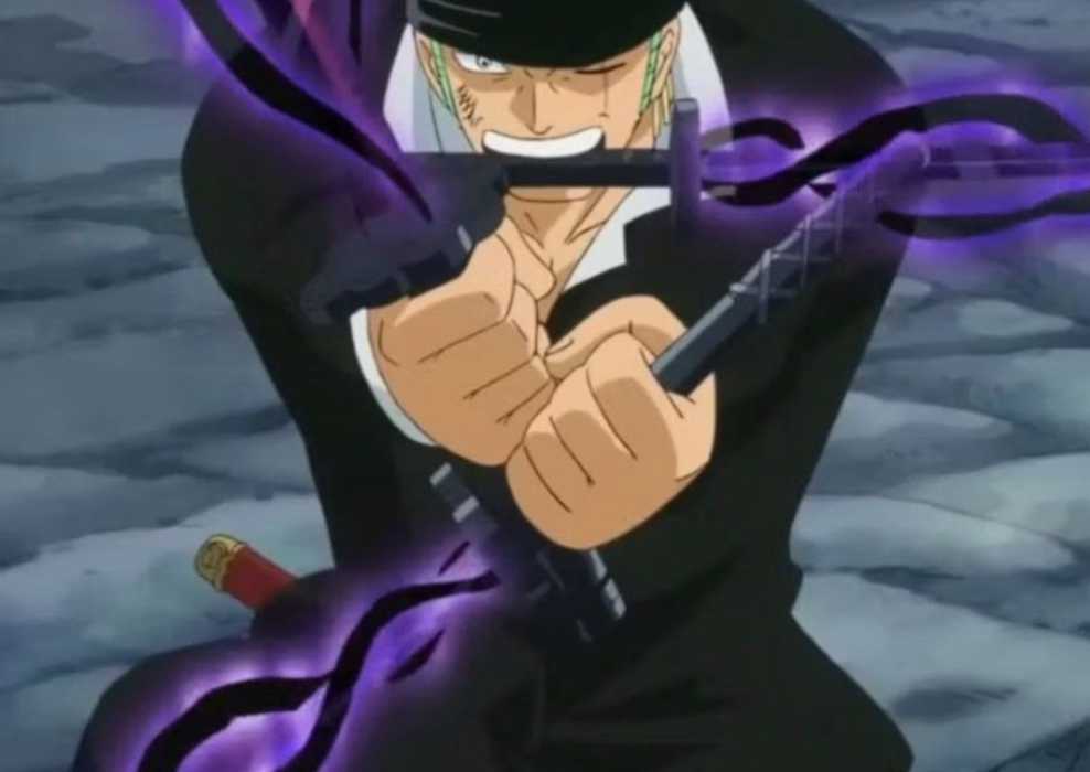 One Piece's Roronoa Zoro is preparing to use the Trichiliocosm.