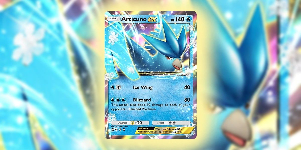 The Articuno ex card from Pokemon TCG Pocket