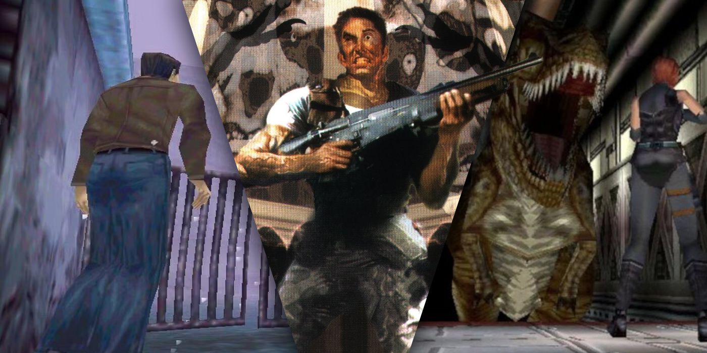 resident evil, dino crisis, silent hill, Ps1 horror games