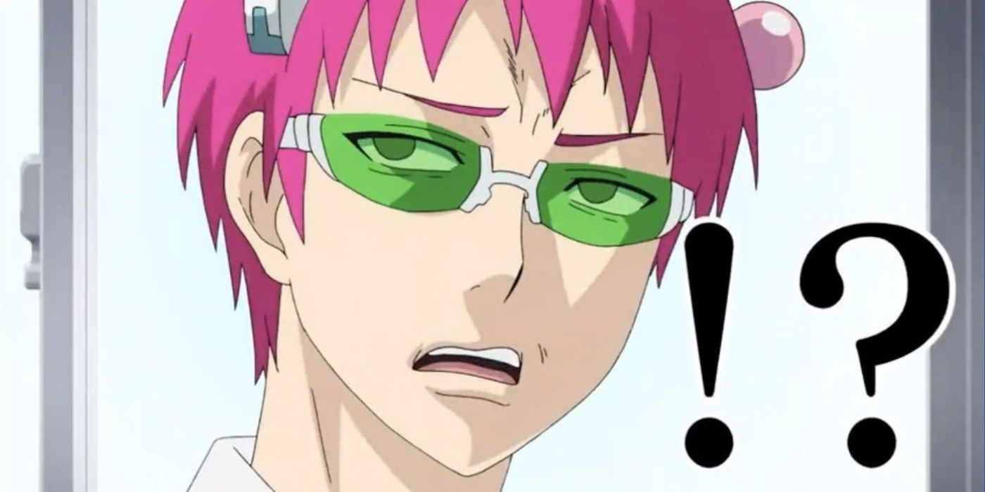 Saiki K parece irritado e confuso em The Disastrous Life of Saiki K.