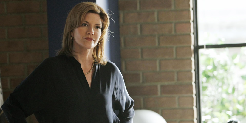 Diane Sterling stands with her hands on her hips in NCIS.