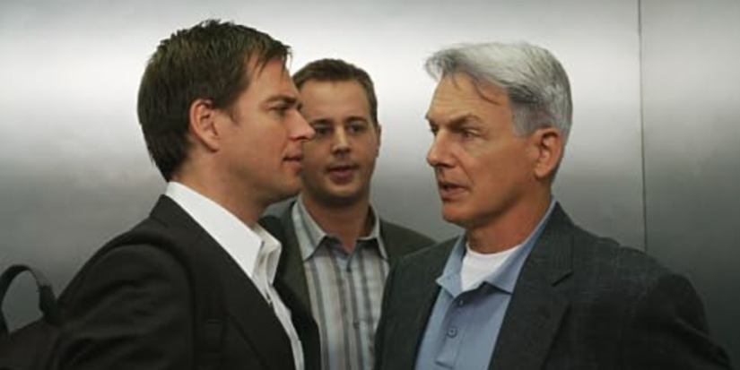 Tony talks to Gibbs in an elevator in NCIS Truth or Consequences.