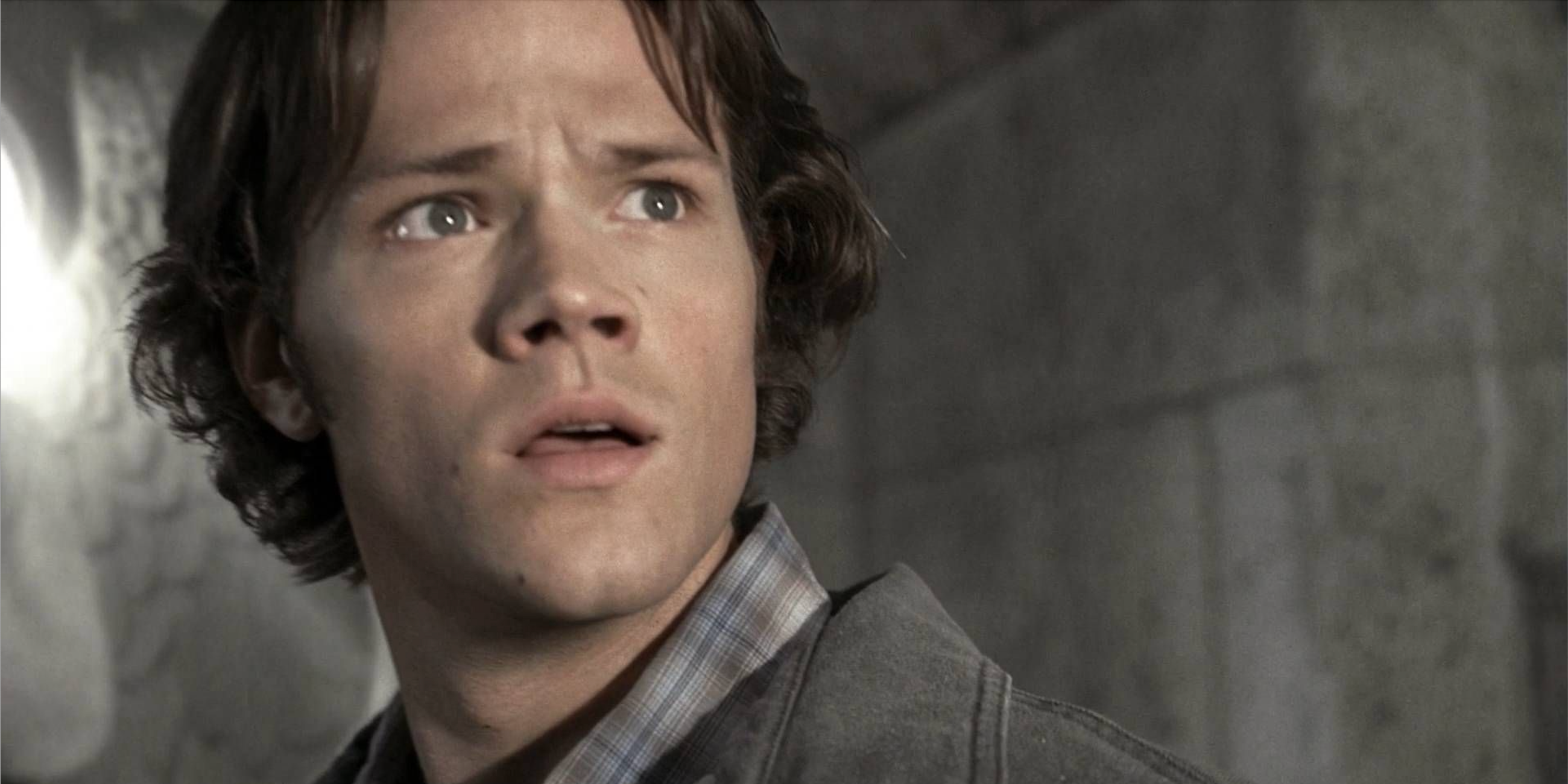 Supernatural - Sam parece chocado e banhado em luz