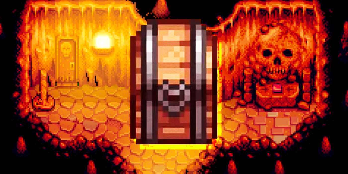 chest and Skull Cavern from Stardew Valley