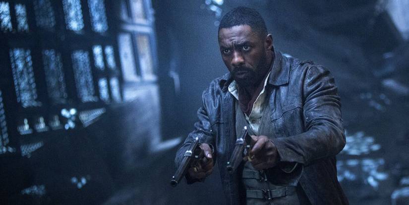 Idris Elba as Roland Deschain in The Dark Tower (2017).