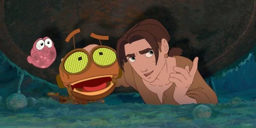 Jim Hawkins, Morph, and Bio-Electronic Navigator (B.E.N.) from Treasure Planet