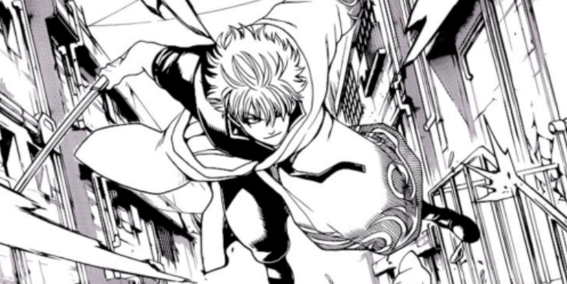 Sakata Gintoki from Gintama Manga