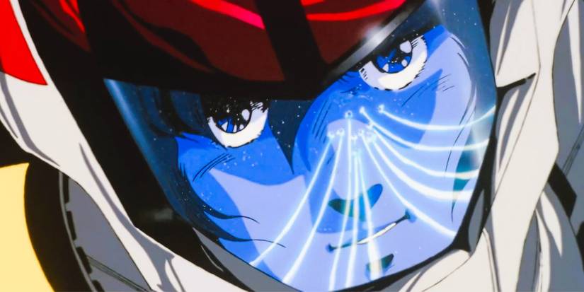 Hikaru Ichijyo piloting Valkyrie in Macross: Do You Remember Love? anime.