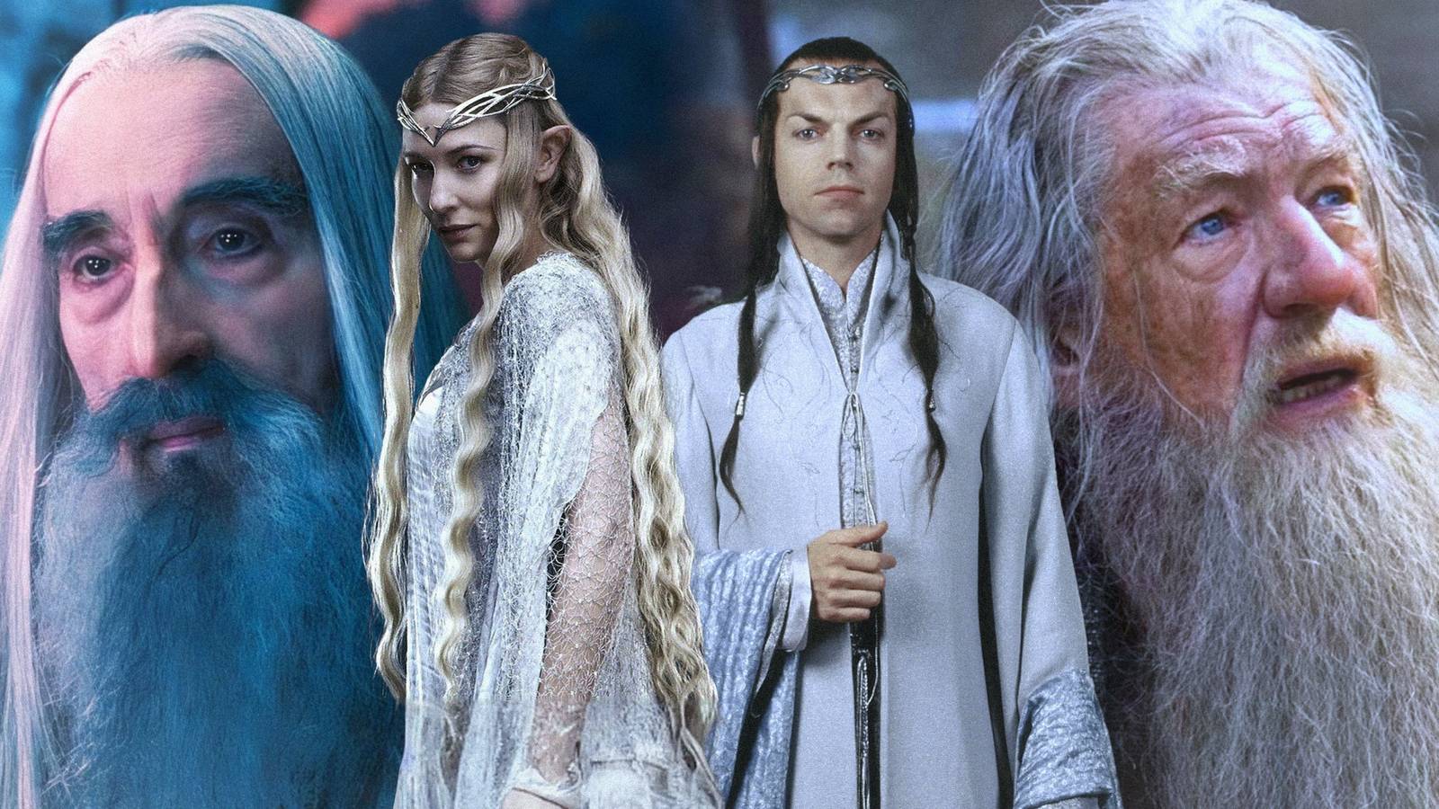 A Hobbit Warhammer Gandalf the Grey, White Council OOP Finecast