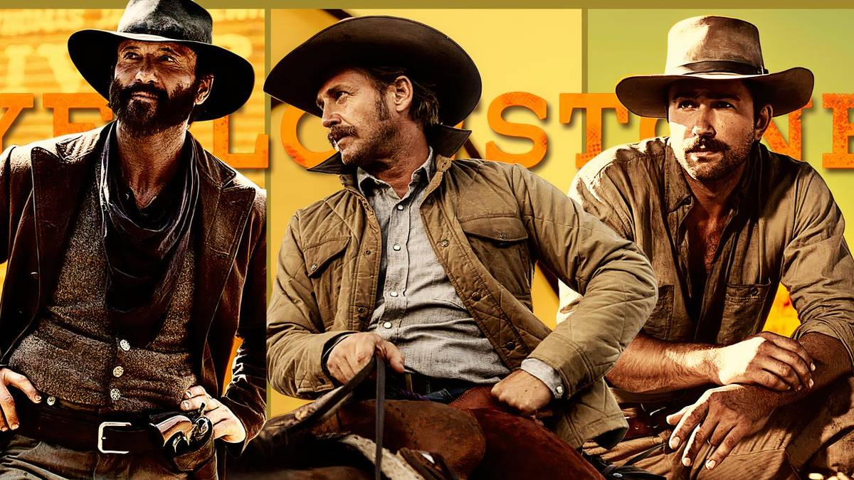 James, John and Spencer Dutton fight to protect their land in Yellowstone.