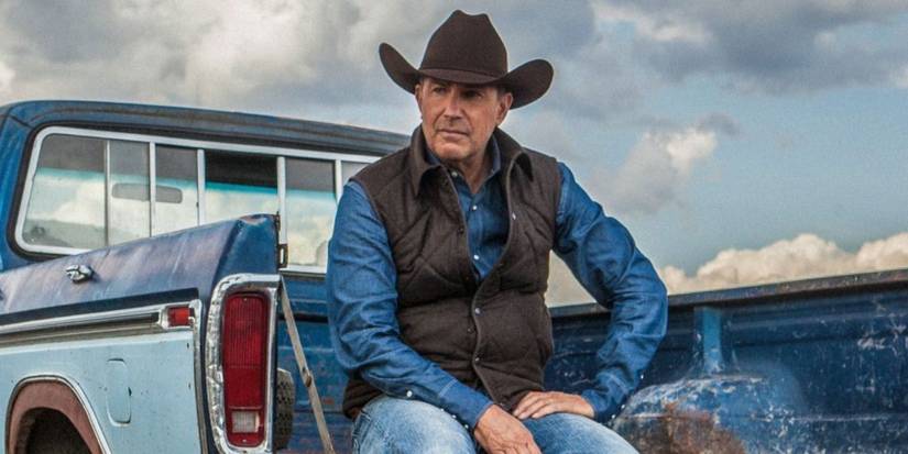 Kevin Costner as John Dutton III from Yellowstone.