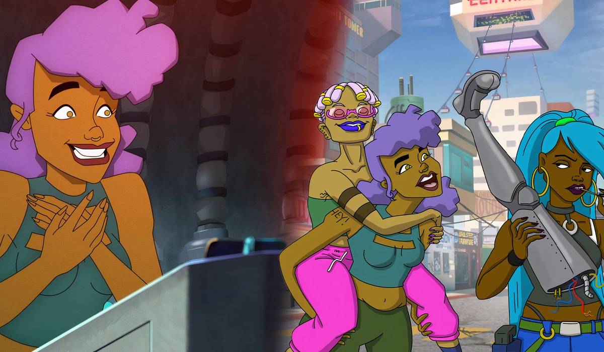 Oh My God...Yes! Season 1 Review: Comical Cyberpunk Girl Power That Falls  Flat, image size:1200x700