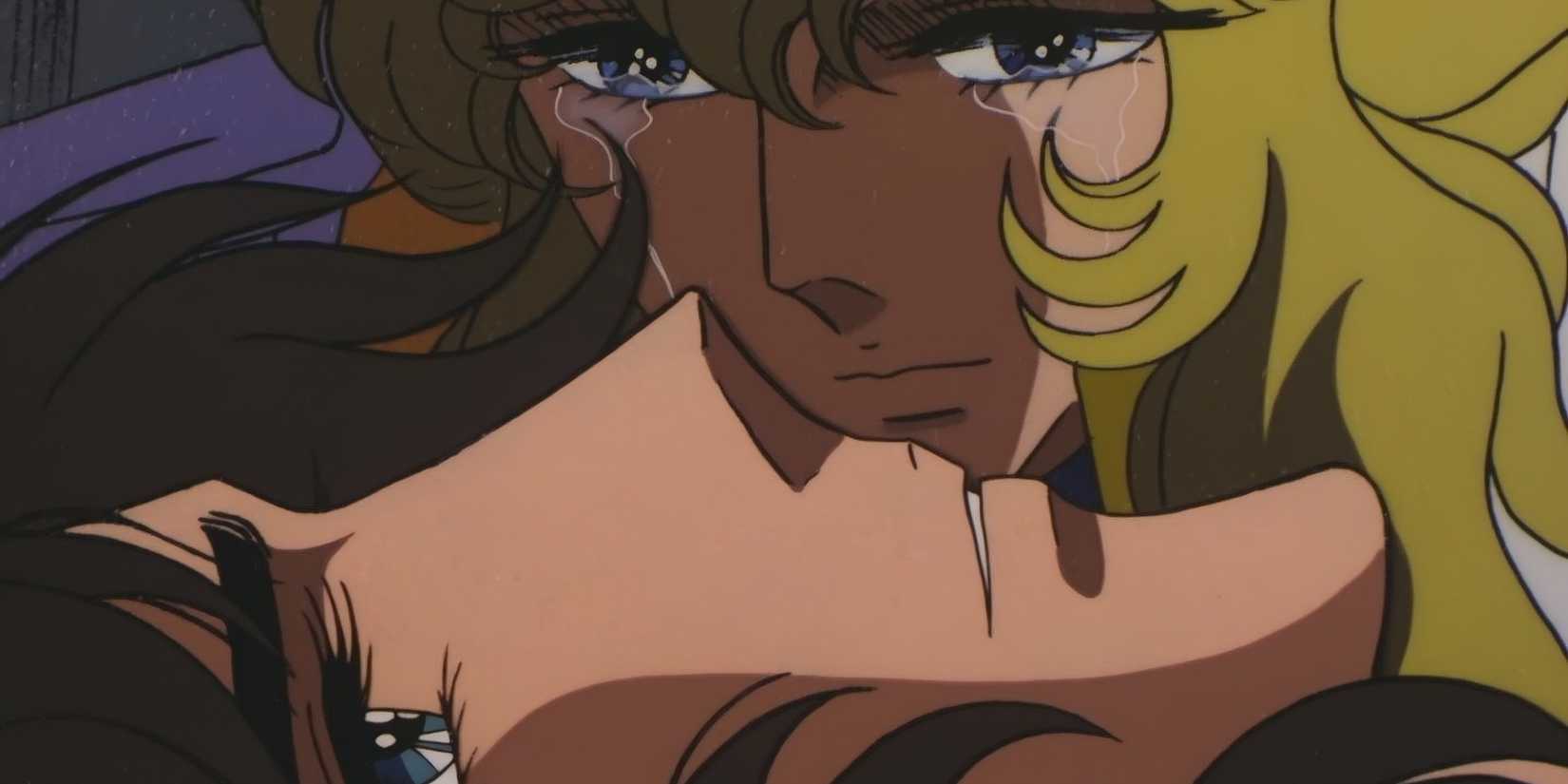 Andre's death in the anime The Rose of Versailles.