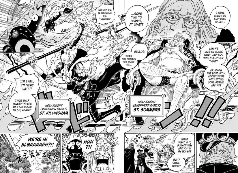One Piece Chapter 1140 Review: The Holy Knights Arrive in Full Force