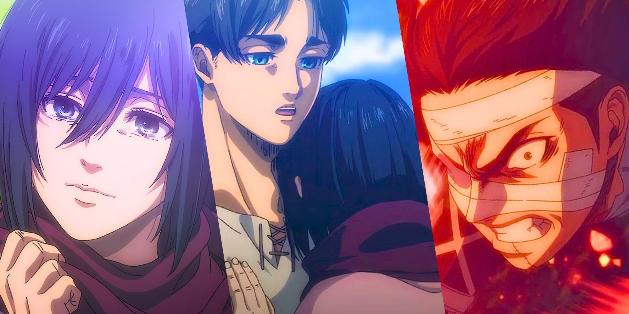 Custom Image of Mikasa, Eren & Mikasa, Eren Attack on Titan 