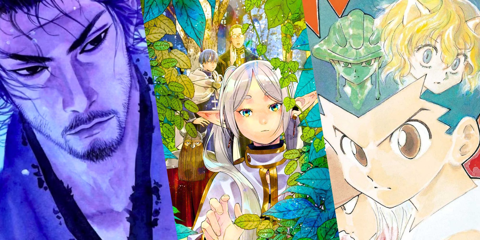 Custom Image of Vagabond, Frieren Beyond Journey's End, Hunter x Hunter