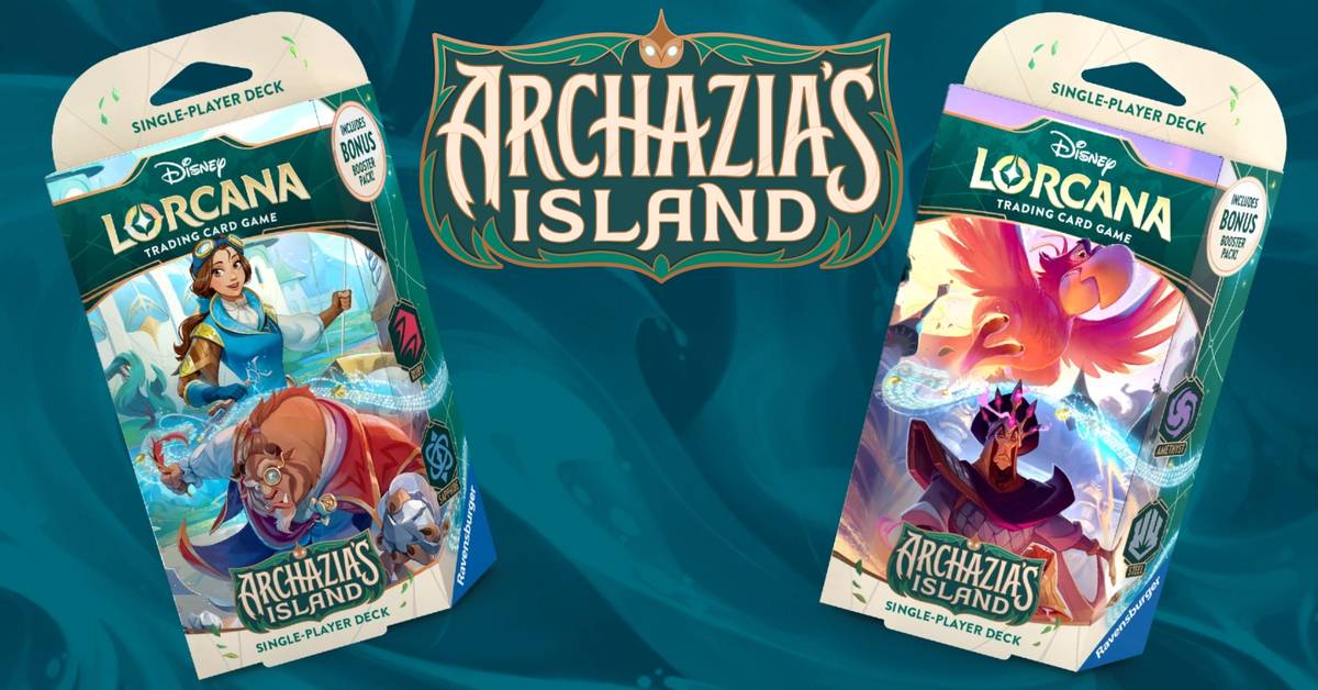 Inside the Disney Lorcana Archazia's Island Starter Decks Inside the Disney Lorcana Archazia's Island Starter Decks