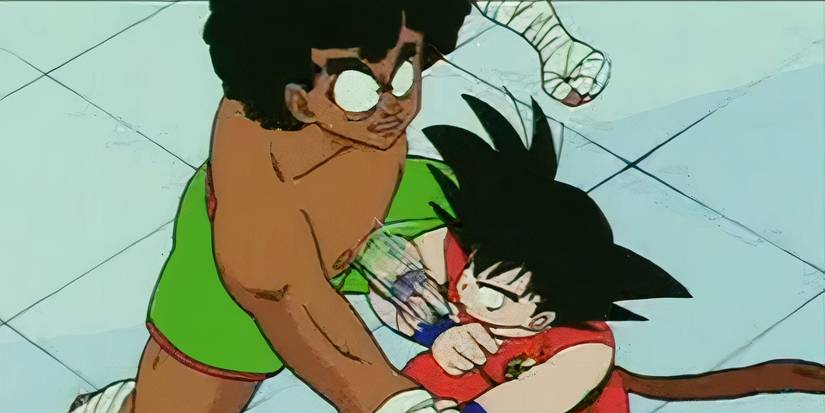 Goku fights against Pamput in Dragon Ball.