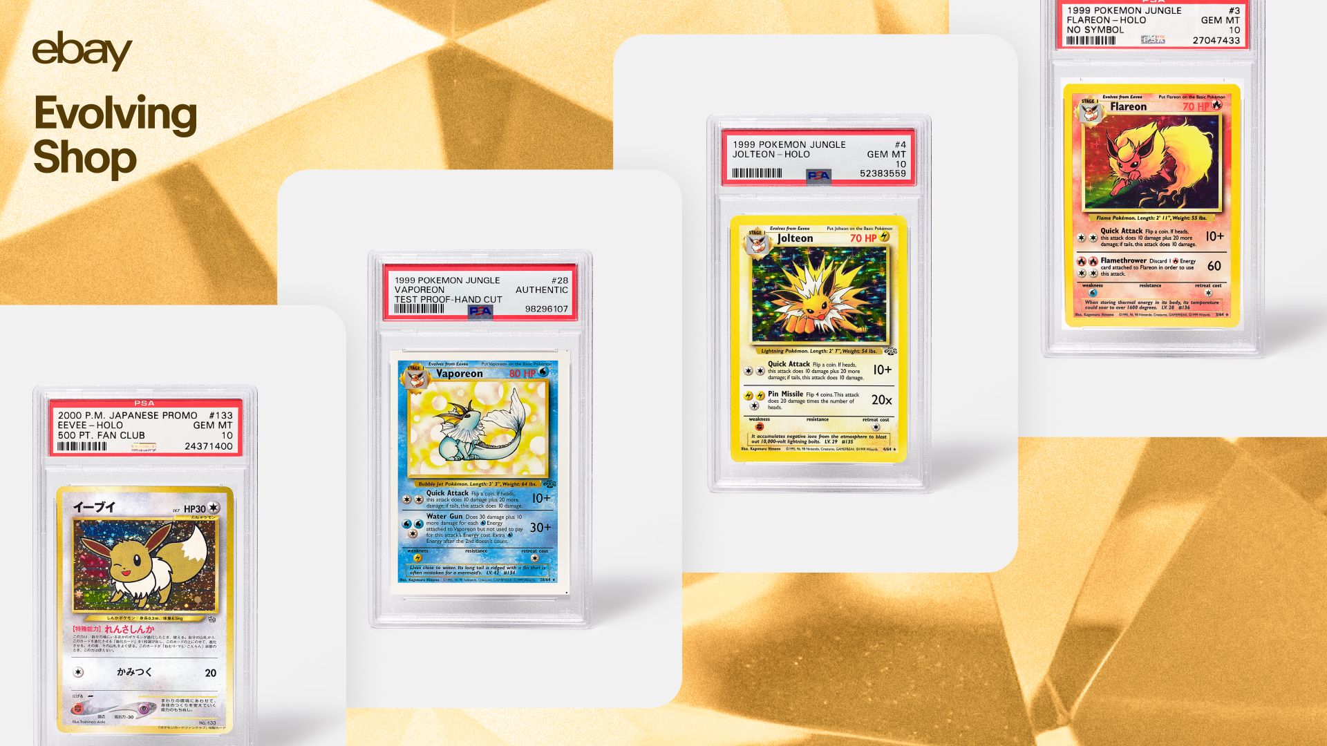 pokemon first edition holographic cards PSA 8 NM - MT main image 0