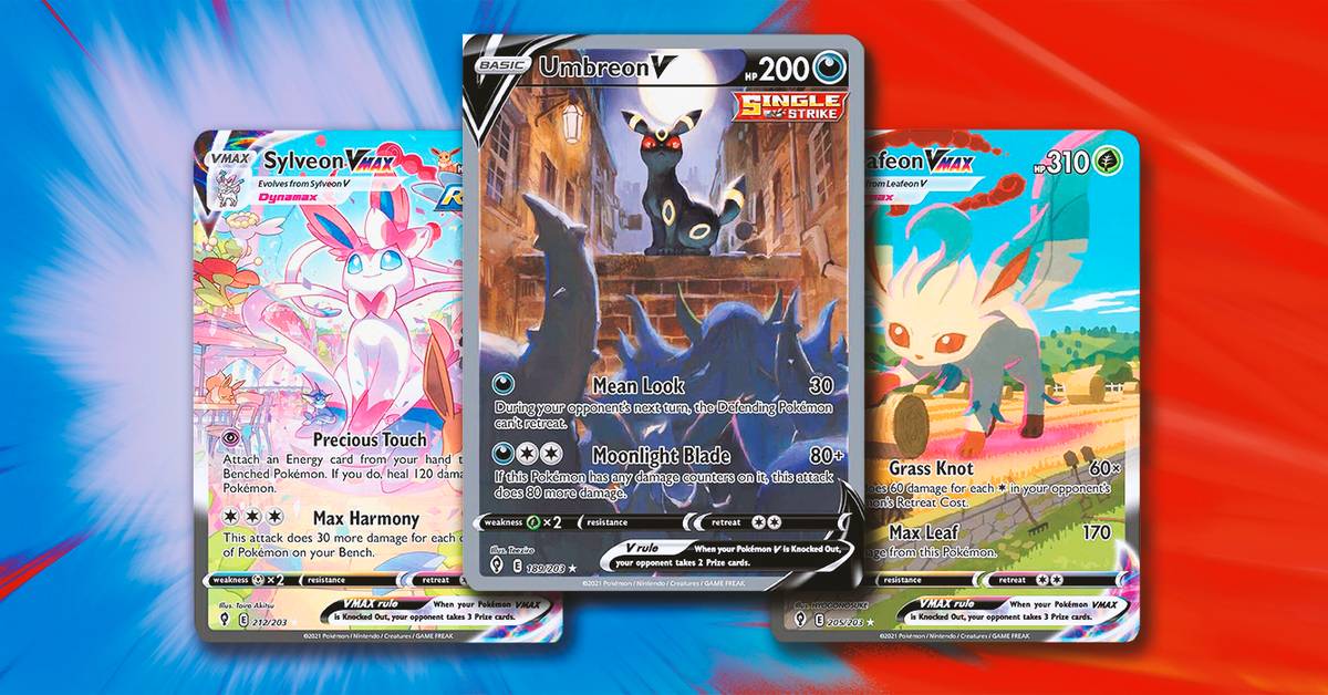 Eeveelution Cards From Evolving Skies Still Worth a Ton in Eeveelution Cards  From Evolving Skies Still Worth a Ton in Pokmon TCG
