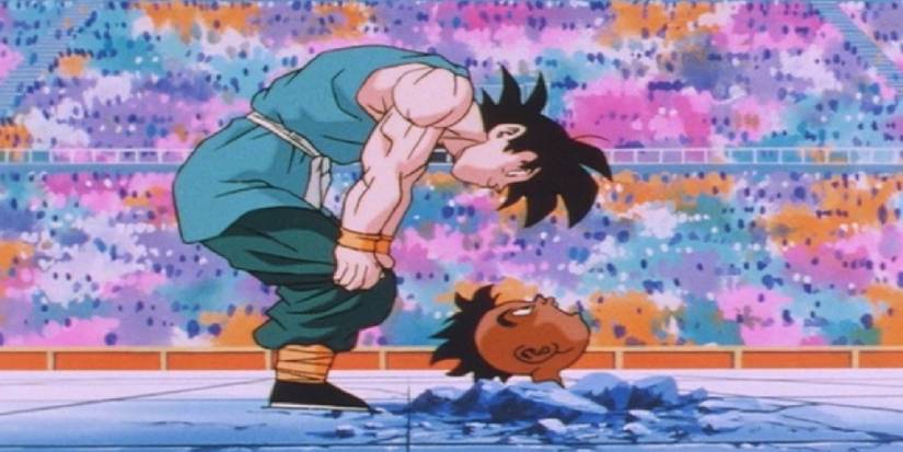 Goku vence Uub em Dragon Ball Z