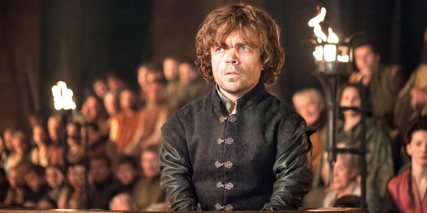 Tyrion Lannister stands trial for murder in "The Laws of Gods and Men"