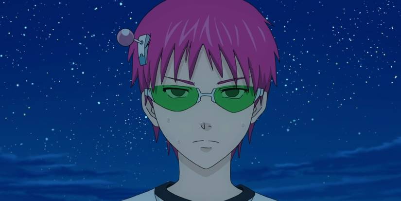 Saiki K startsto sweat in The Disastrous Life of Saiki K.