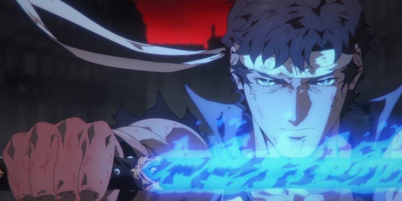 Richer maintains the sword of Alucard imbued with energy in Castlevania: nocturnal.