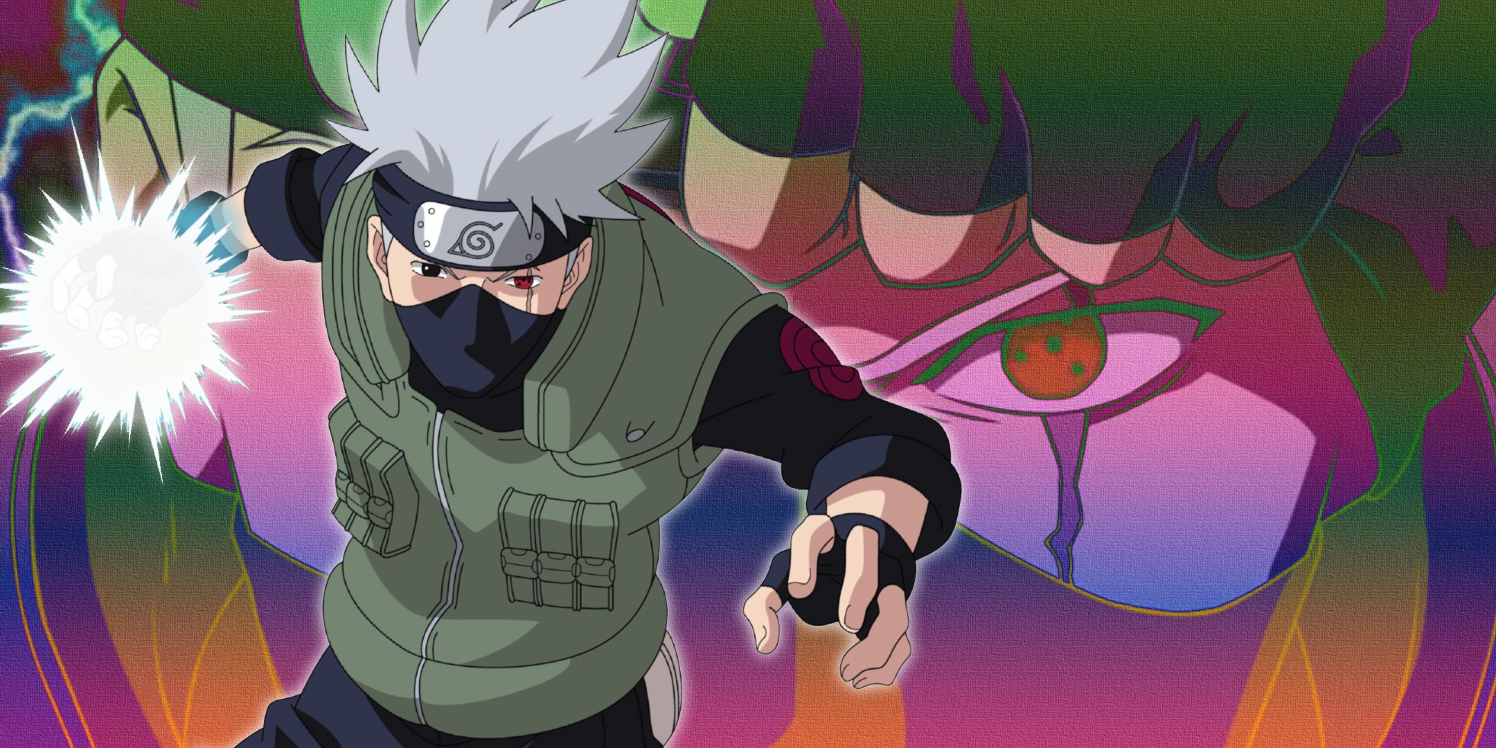 Kakashi Hatake with the Sharingan from Naruto