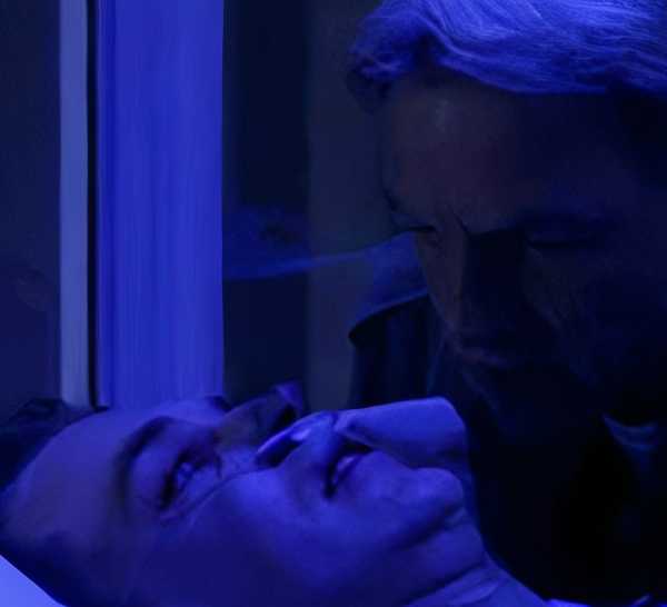 Gibbs talking to Tony in bed in a hazmat hospital in NCIS