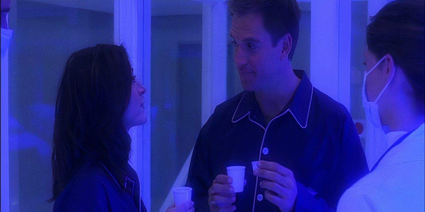 Kate and Tony in a hazmat hospital in NCIS