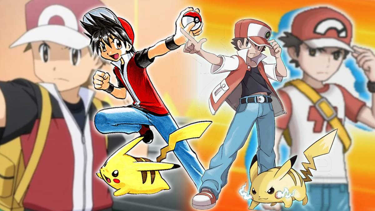Redd Ryn Pokemon Every Version of “Red” in the Pokemon Franchise and Their Respective Teams