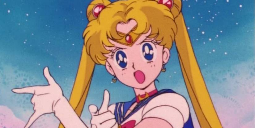 Usagi poses after its transformation in the animal sailor moon.