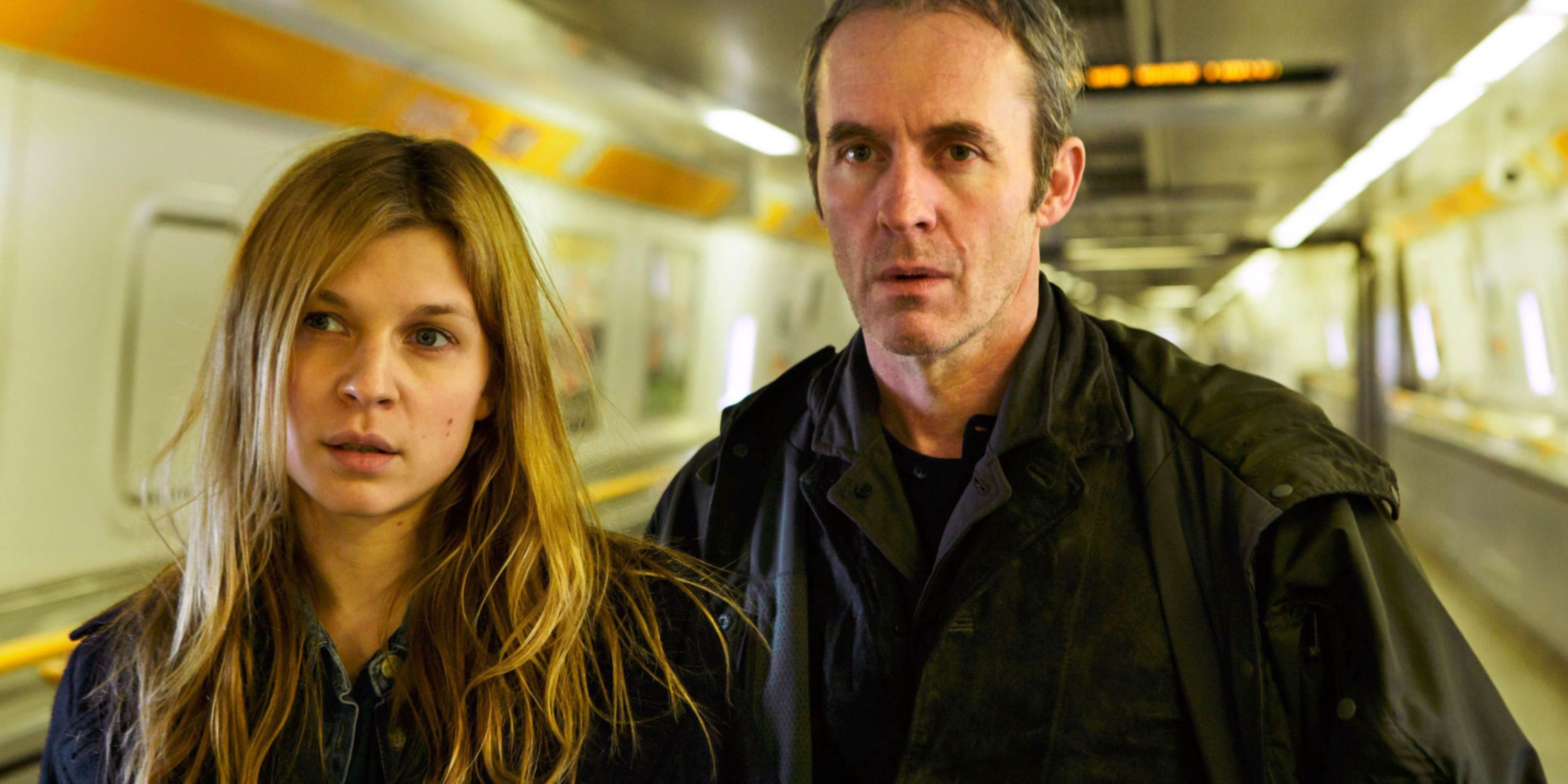 Stephen Dillane e Clémence Poéssy no drama criminal britânico The Tunnel.