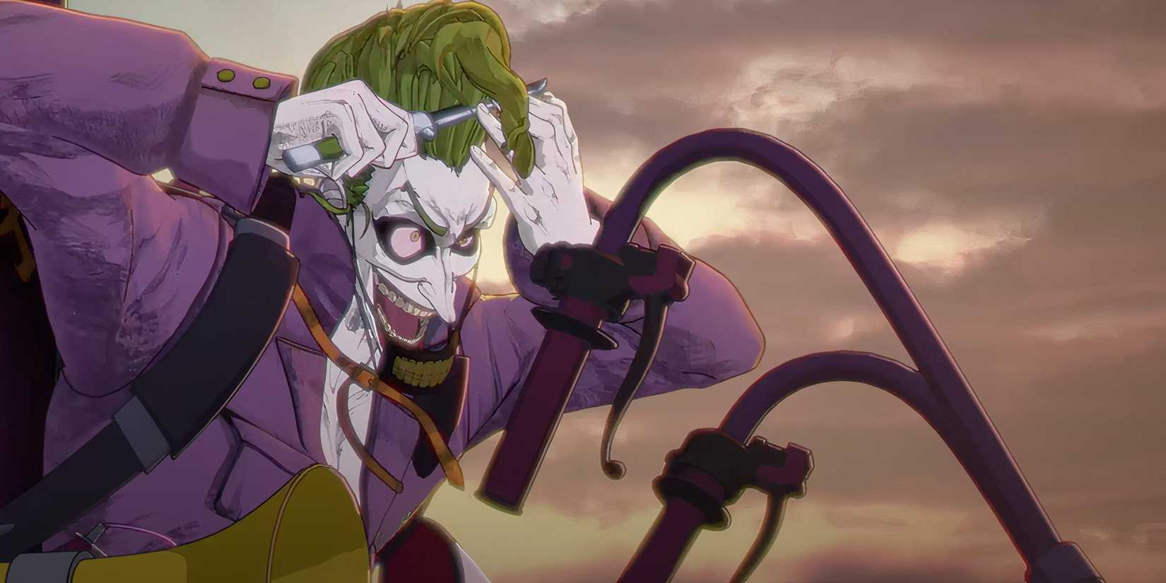 Joker saves Bruce Wayne in Batman Ninja vs. Yakuza League