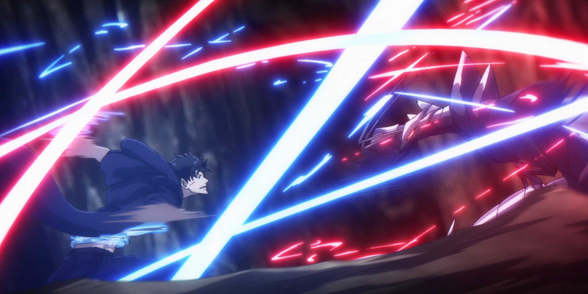 Sung Jinwoo fights Ant King Beru in Solo Leveling Season 2 Episode 12.