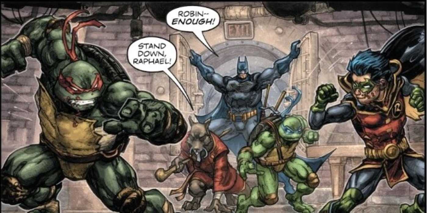 Tmnt Raphael Batman 10 Best TMNT Crossover Comics, Ranked