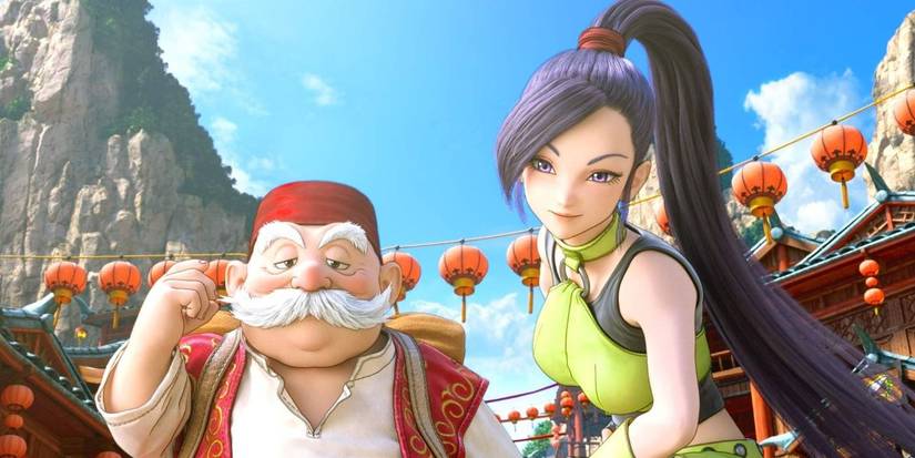 Dragon Quest XI screenshot with Rab and Jade