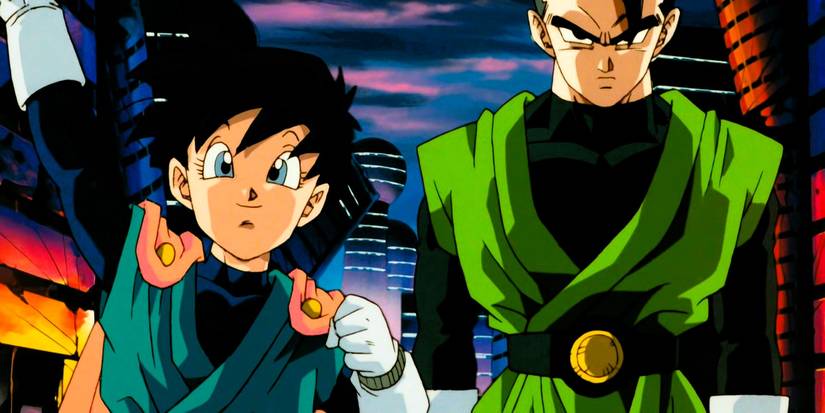 Gohan and Videl like Saiyaman and Saiyawoman in Dragon Ball Z: Wrath of the Dragon.