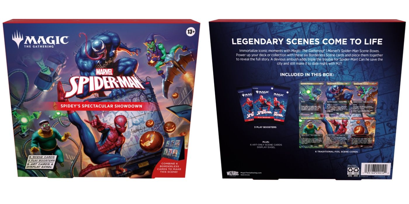 mtg spiderman scene box cards Marvel's Spider-Man – Mox Boarding House Each Play Booster contains 14 Magic Magic - Marvel's Spider-Man -