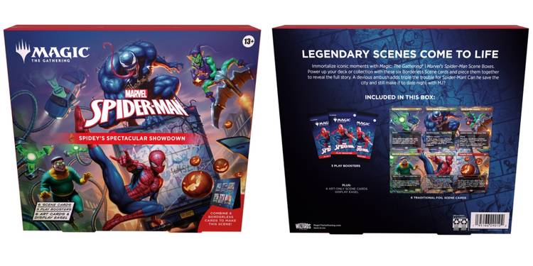 mtg spiderman scene box cards Magic: The Gathering | Marvel's Spider-Man Marvels Spider Magic: The Gathering Marvel's Spider-Man