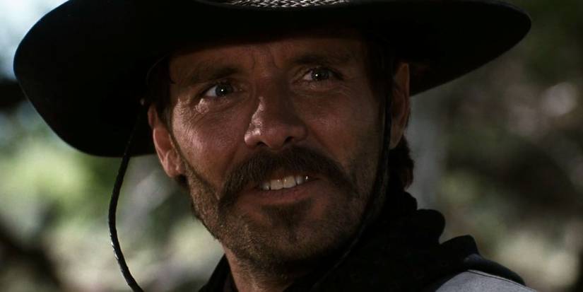 Johnny Ringo (Michael Biehn) looks worried in Tombstone (1993).