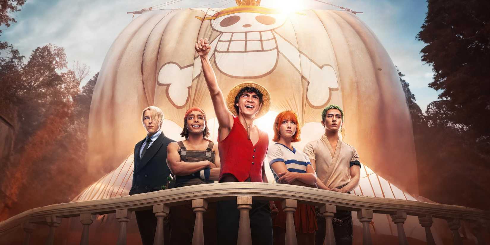 Netflix's One Piece main characters from the live-action series