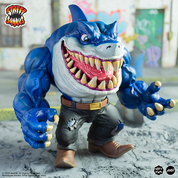 Mondo Unveils Massive Street Sharks Soft Vinyl Figure Mondo Unveils Massive Street Sharks Soft Vinyl Figure
