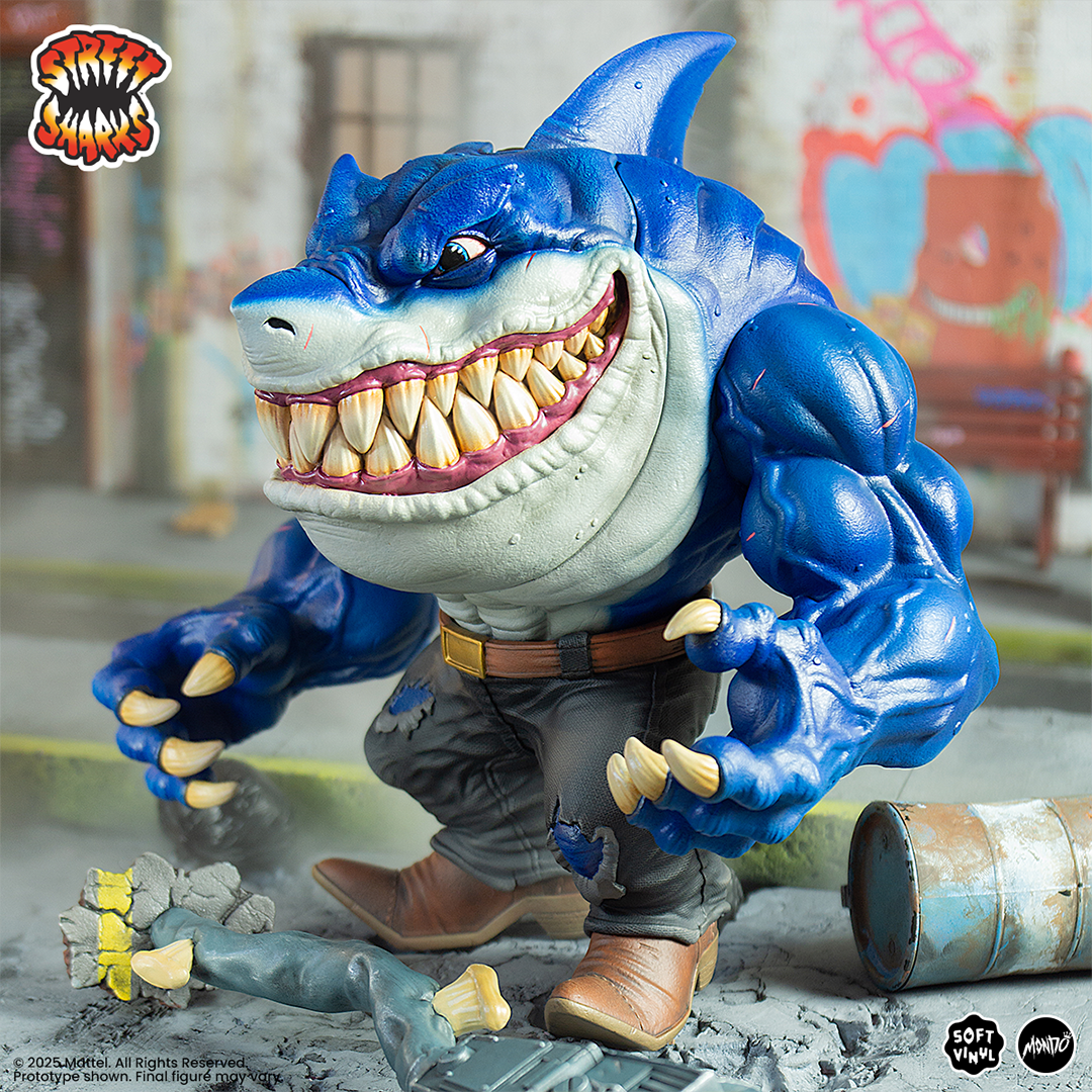 Mondo Unveils Massive Street Sharks Soft Vinyl Figure