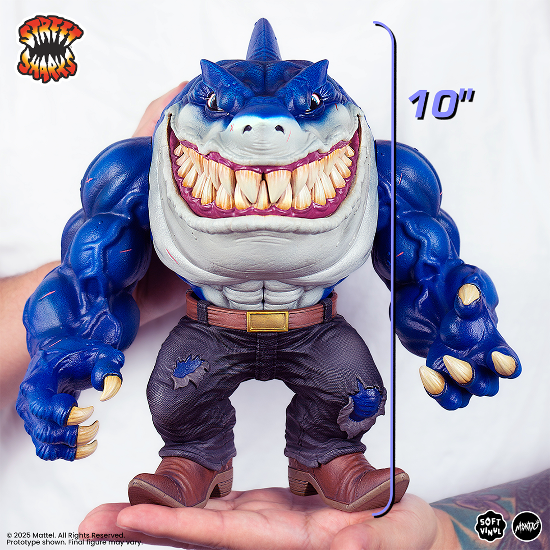 Mondo Unveils Massive Street Sharks Soft Vinyl Figure