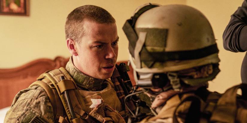 Will Poulter plays Erik, a soldier in over his head in Mendoza and Garland's Warfare