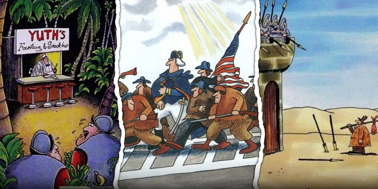 10 Best Far Side Comics About Real People, Ranked