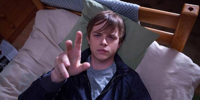 Dane DeHaan as Andrew Detmer elevating a camera from the movie Chronicle (2012)