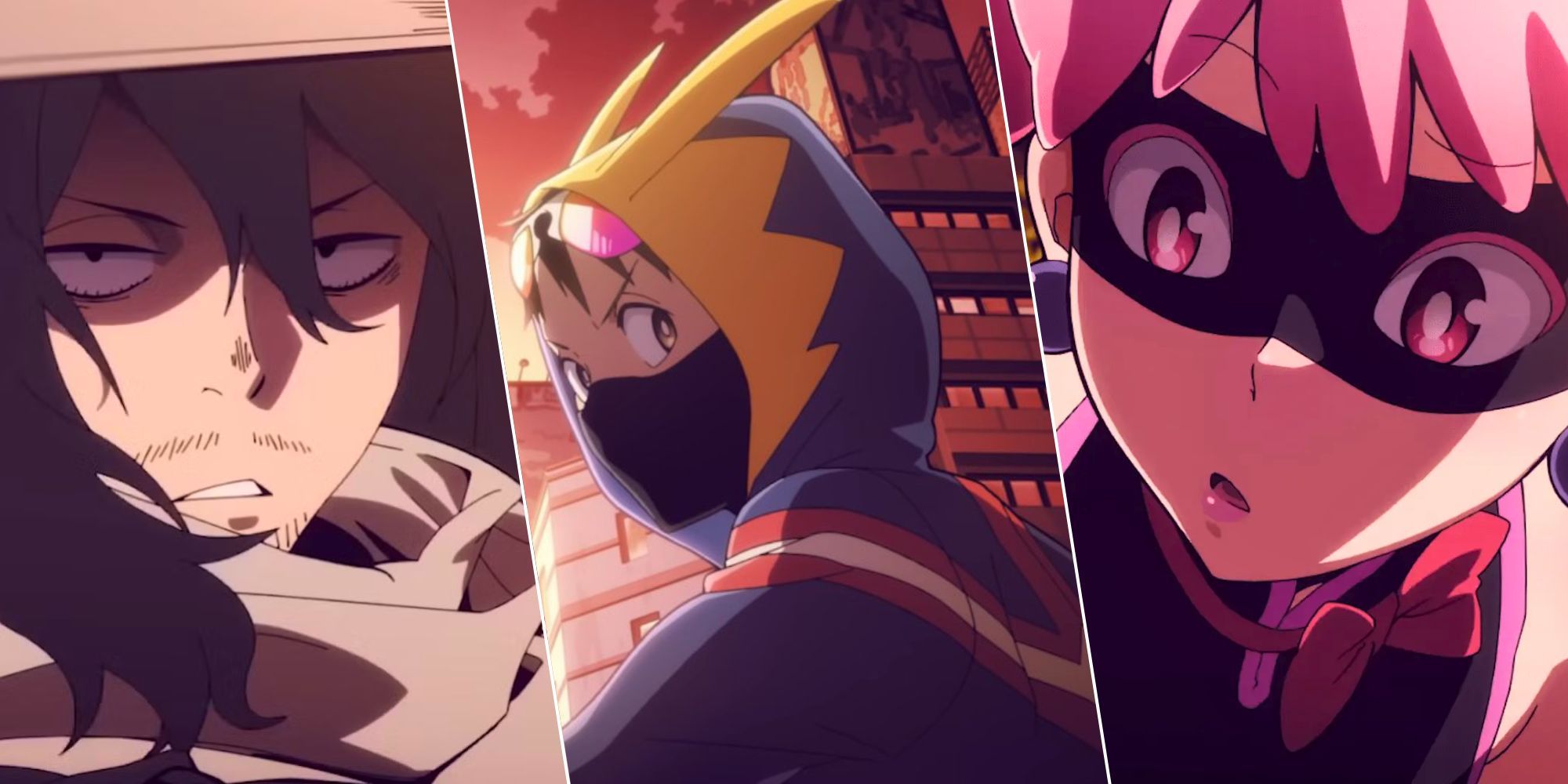 Custom Image of Eraserhead, Koichi, Pop Step from MHA Vigilantes